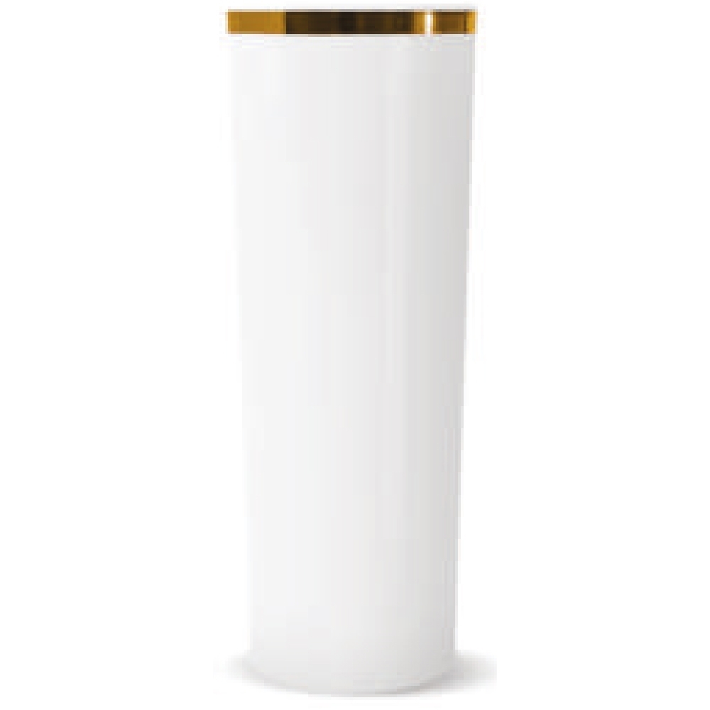 Copo LongDrink 350ml - Com Borda Colorida DOURADO-BA0005-DOU
