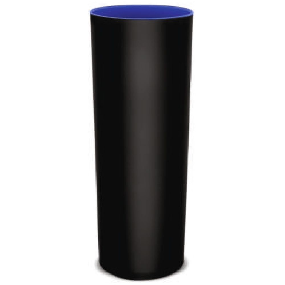 Copo LongDrink 350ml - Preto Fosco AZUL-BA0008-AZU