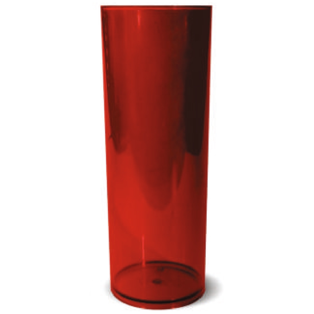 Copo LongDrink 350ml - Translúcido VERMELHO-BA0002-VM
